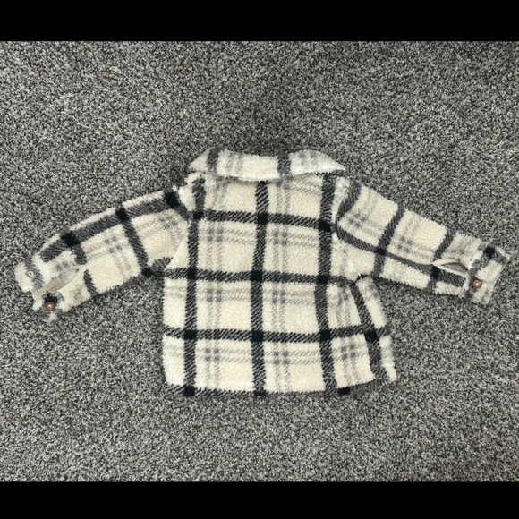 6 month old baby boy flannel jacket - Picture 2 of 4